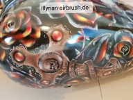 motorcycle tank - Airbrush Artwoks