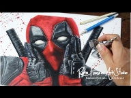 Painting Deadpool / Airbrush Dead Pool video - Airbrush Videos