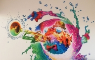 Airbrush Mural in hotel - Airbrush Artwork and Murals