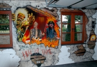 airbrush on garage-walls. - Airbrush Artwork and Murals