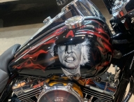 The AC/DC Tribute Motorcycle &ndash; Mike Learn Studios - Airbrush Artwoks