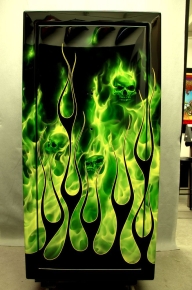A truly cool Kustom Refrigerator! - Cool Airbrush Stuff