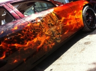 Tuning car and Real Flames? Of corse... - Photorealism
