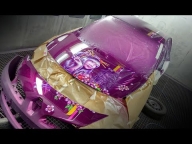 How to paint a car - guide from start to finish - purple airbrush on top - Airbrush Videos