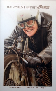 Indian movie 70x110cm airbrush - By mikepaintings.com - Favorite Art