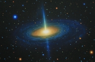 Painting Airbrush on cs10 canvas. Title THE END OF TIME - Painted for the Astronomy Magazine USA. - Artworks