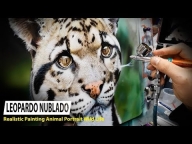 Hyper realistic Painting Clouded Leopard with airbrush - PaintingTube - Airbrush Videos