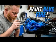 Realistic Flame Tutorial Step by Step - Not the best, but pretty quick resoult - Airbrush Video Tutorials