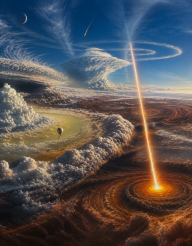Painting Airbrush on cs10 canvas from the Space Artworks gallery London. Title THE NEXUS - Artworks