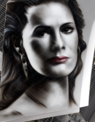 "Queen Gorgo" Portrait, from 300 movie - Scania Truck Show detail - ArteKaos Airbrush