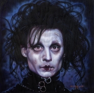Edward Scissorhands Painting by Tim Scoggins - Creative Posters