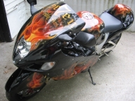 Airbrush on Hayabusa - Airbrush Artwoks