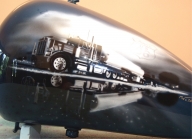 Route 66 - Gas Tank Harley Davidson - Kustom Airbrush