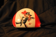 Airbrush on a golf club - Kustom Airbrush