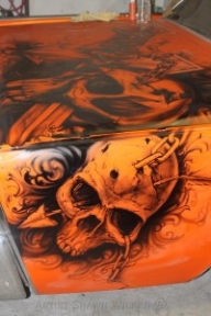 Shawn Wilken | Art on Everything - airbrushed continental