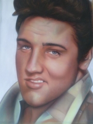 airbrush - Elvis by Julia Tapp - Airbrush Artwoks