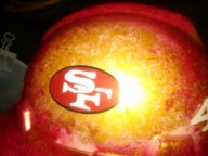 ZimmerDesignZ.com-Hardhat San Francisco 49'ers - My Designs