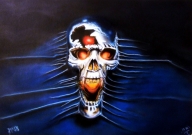 Airbrush on cardboard - Airbrush Artwoks