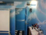 spa aerografiado efecto cielo, por nixa arte y aerografia, www.facebook.com/pages/nixa-arte-y-aerografia/222640651124798?ref=hl - Airbrush Murales
