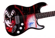 $2,525.79 .... KISS Gene Simmons Autographed Airbrush Guitar  - Just Stuff