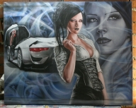 80*100 cm canvas contest art - Airbrush Artwoks