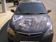  AVP toyota will vs hood - Kustom Airbrush