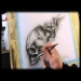 Airbrush Anleitung für Anfänger - How To airbrush for beginners - Skull Videotutorial - YouTube