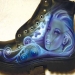 Airbrush on boots