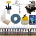 $177 for DUAL-ACTION AIRBRUSH KIT Air Compressor 24 US Art Supply Paint Color Set Gift