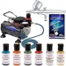 MASTER #AIRBRUSH #CAKE DECORATING KIT Air Compressor 6 Color Food Coloring Set