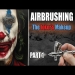 Learn how to Airbrush / Paint the Joker : Part 1 - See more on YouTube