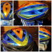 This is an adult cycling helmet I airbrushed 
