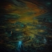 Airbrush painting on cs10 canvas. Title JUPITER PROBE THE TOURIST. Inspired by the Juno Project NASA. Painted for the Planetary Society USA.